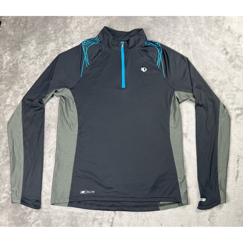 Pearl Izumi Elite Cycling Jersey 1/4 Zip Pullover Long Sleeve‎ Women's Size M
